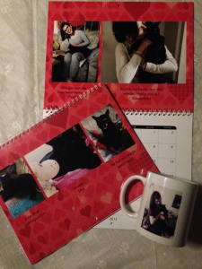 Mein Snapfish Fotokalender und Tasse